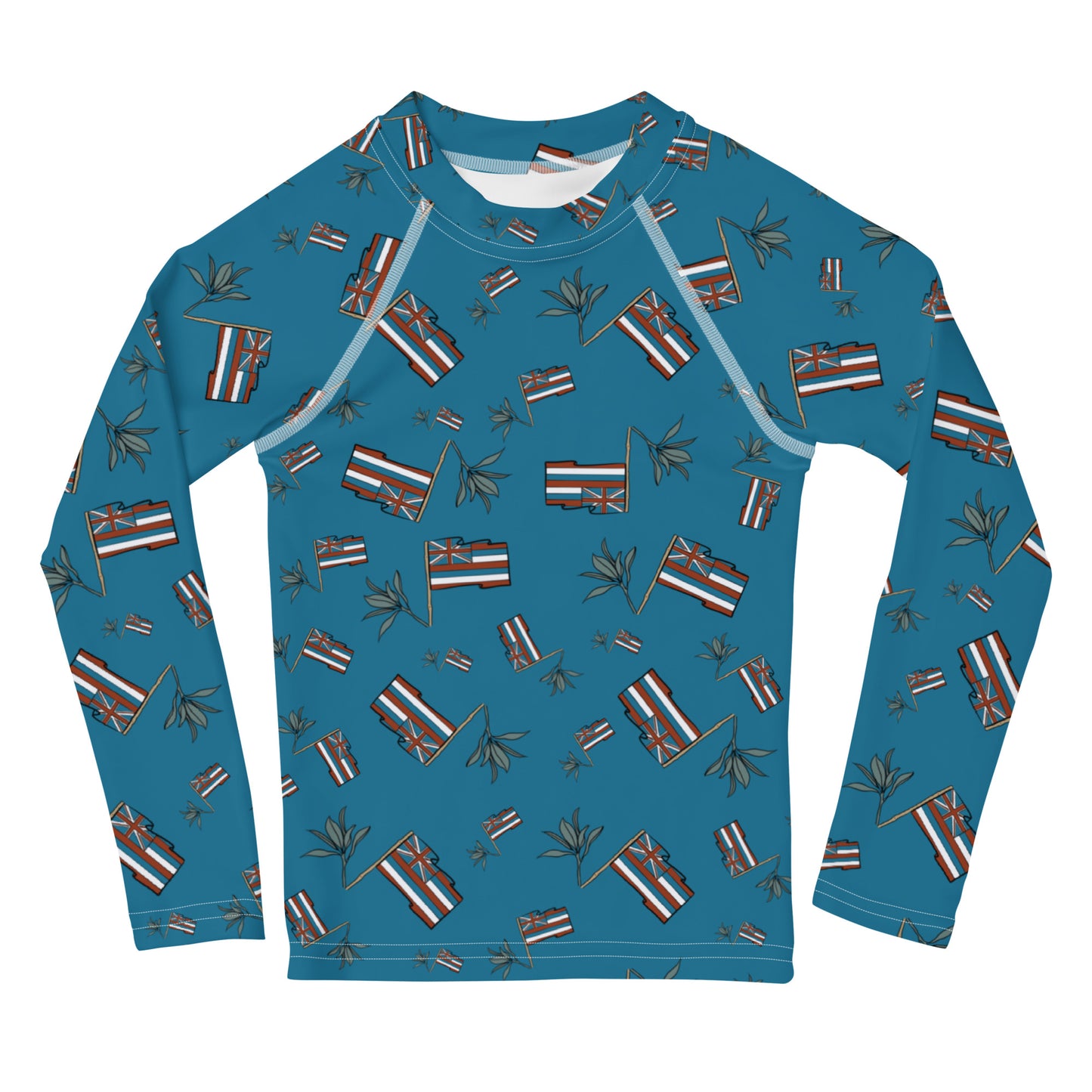 Hae Hawai’i x Lā’ī Keiki Rash Guard
