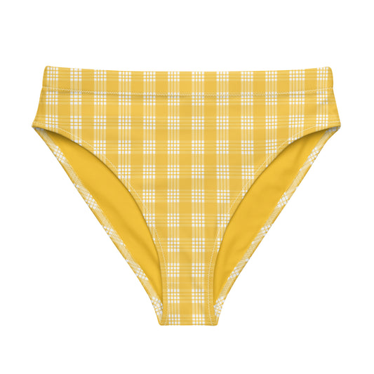 Palaka Wahine Recycled high-waisted bikini bottom in Melemele
