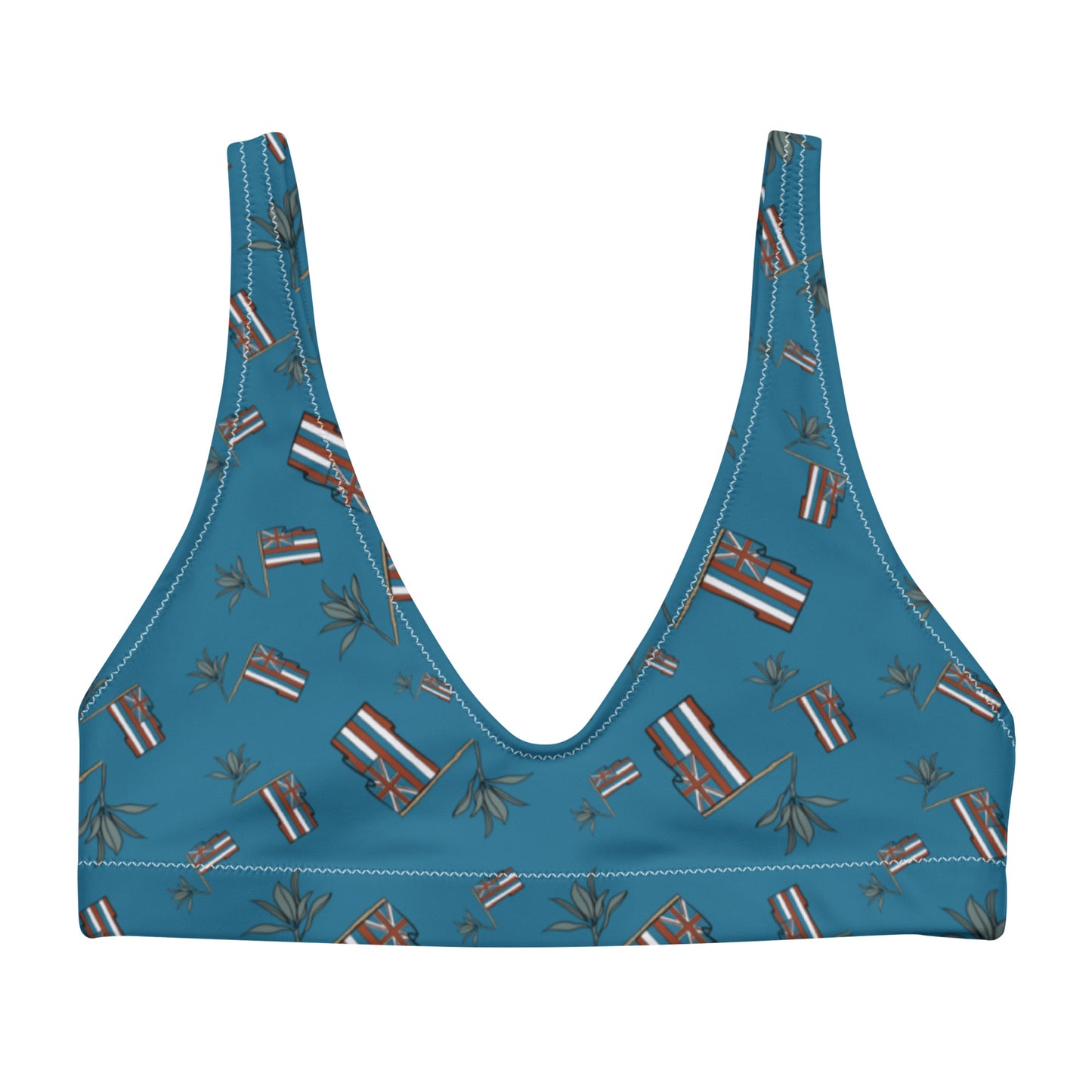 Hae Hawai’i x Lā’ī Recycled padded bikini top