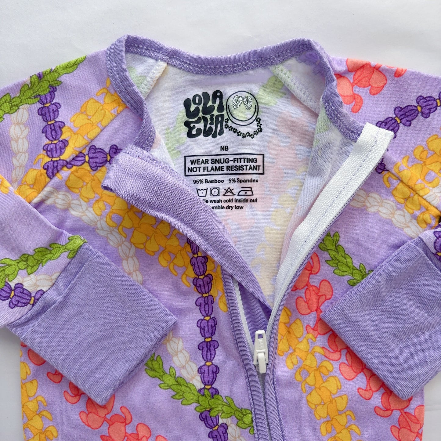 PREORDER Pua Pā’ina Bamboo Baby Coveralls