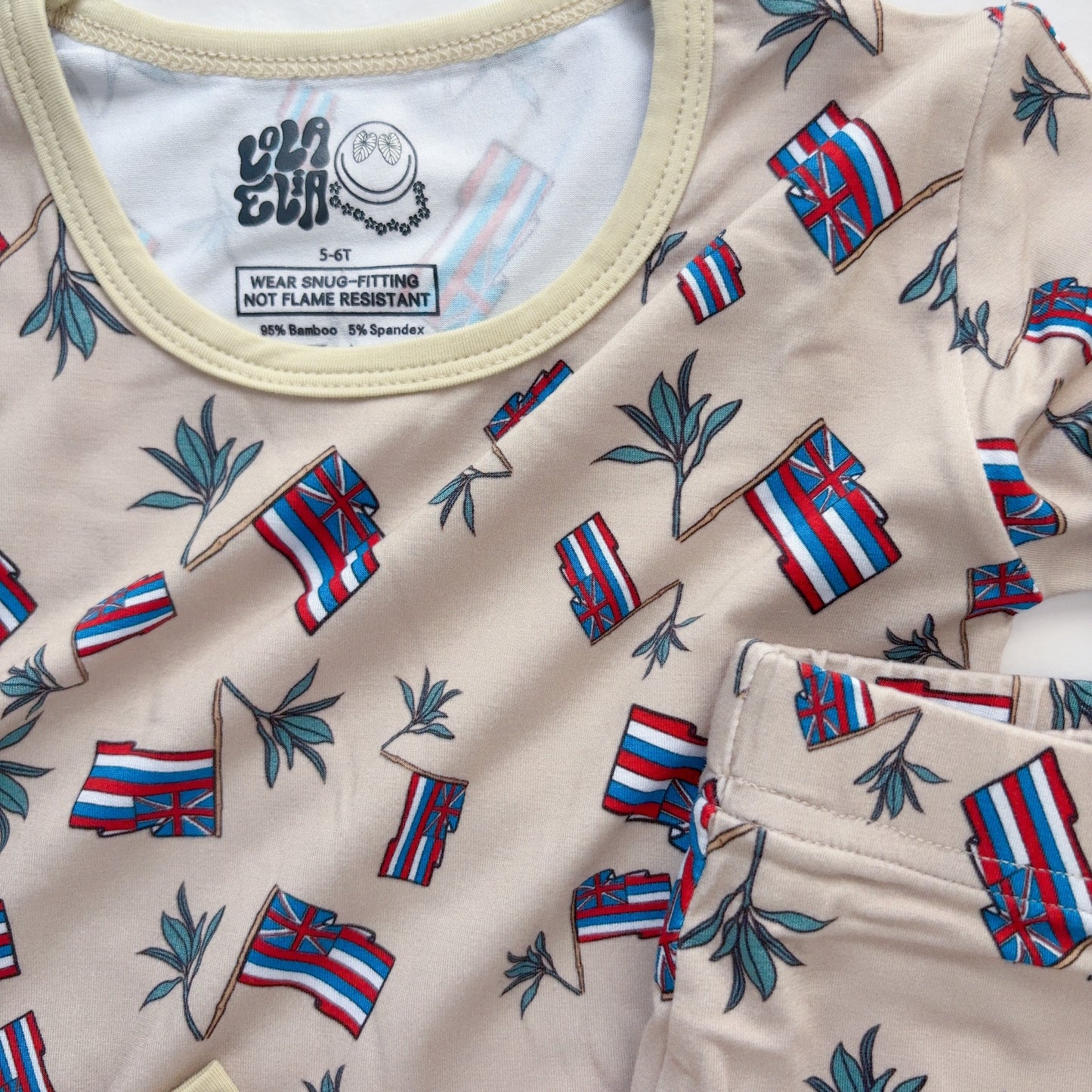 Hae Hawai’i x Lā’ī Bamboo Keiki Pjs