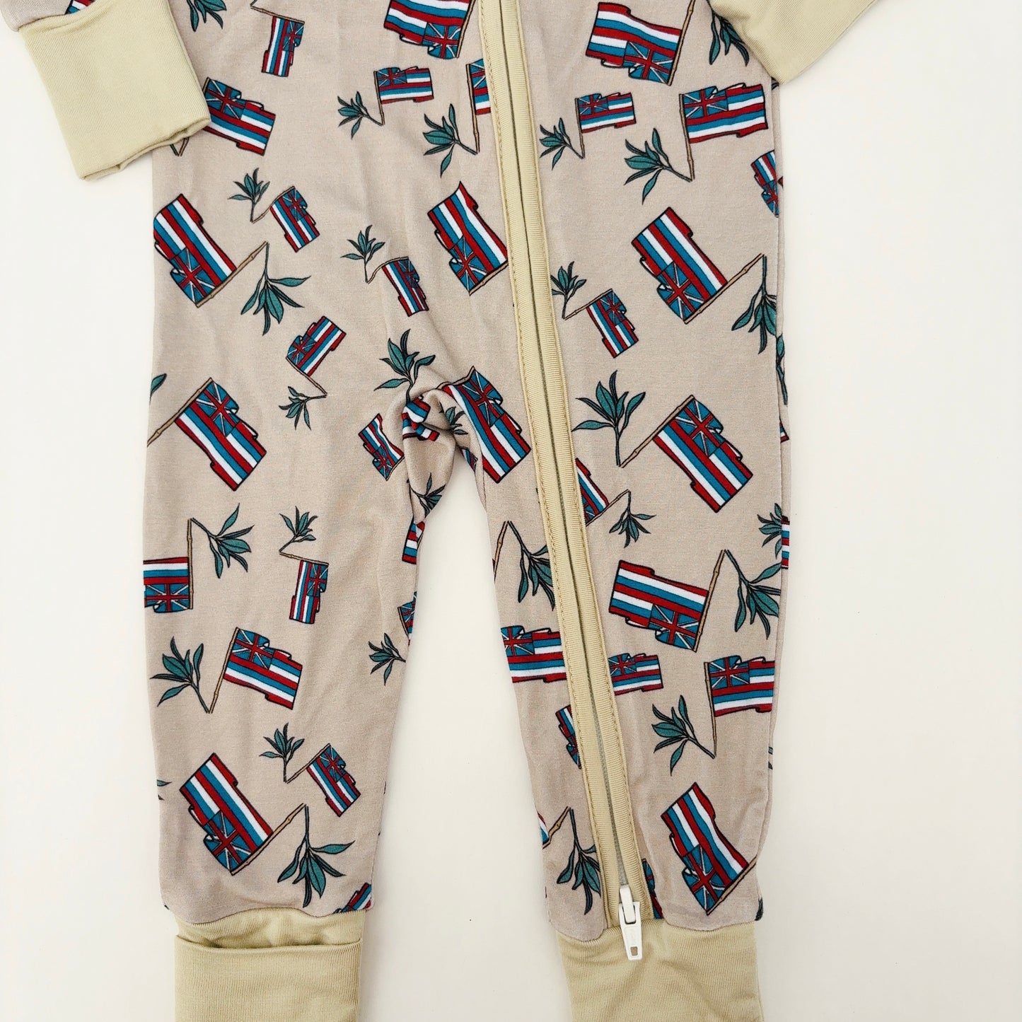 Hae Hawai’i x Lā’ī Bamboo Baby Coveralls