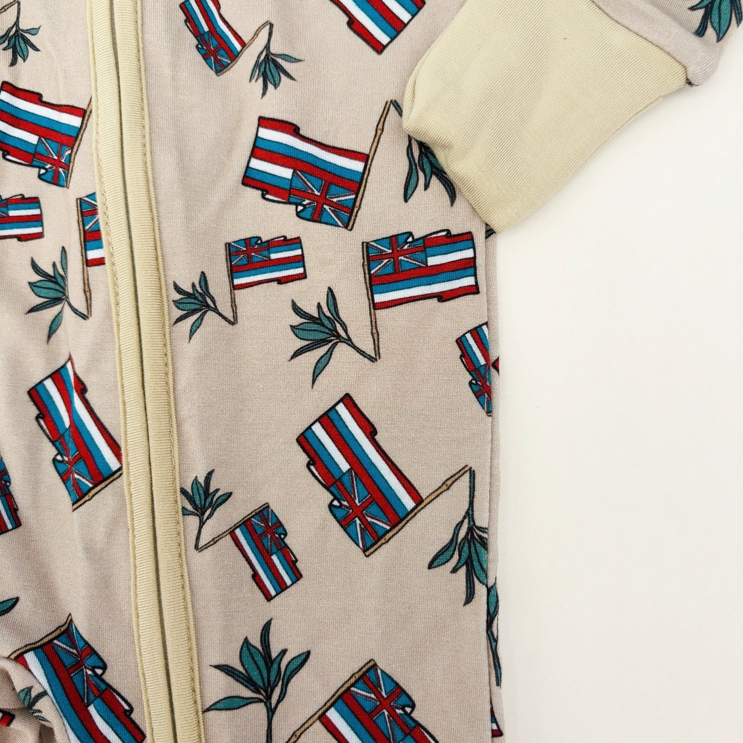 Hae Hawai’i x Lā’ī Bamboo Baby Coveralls