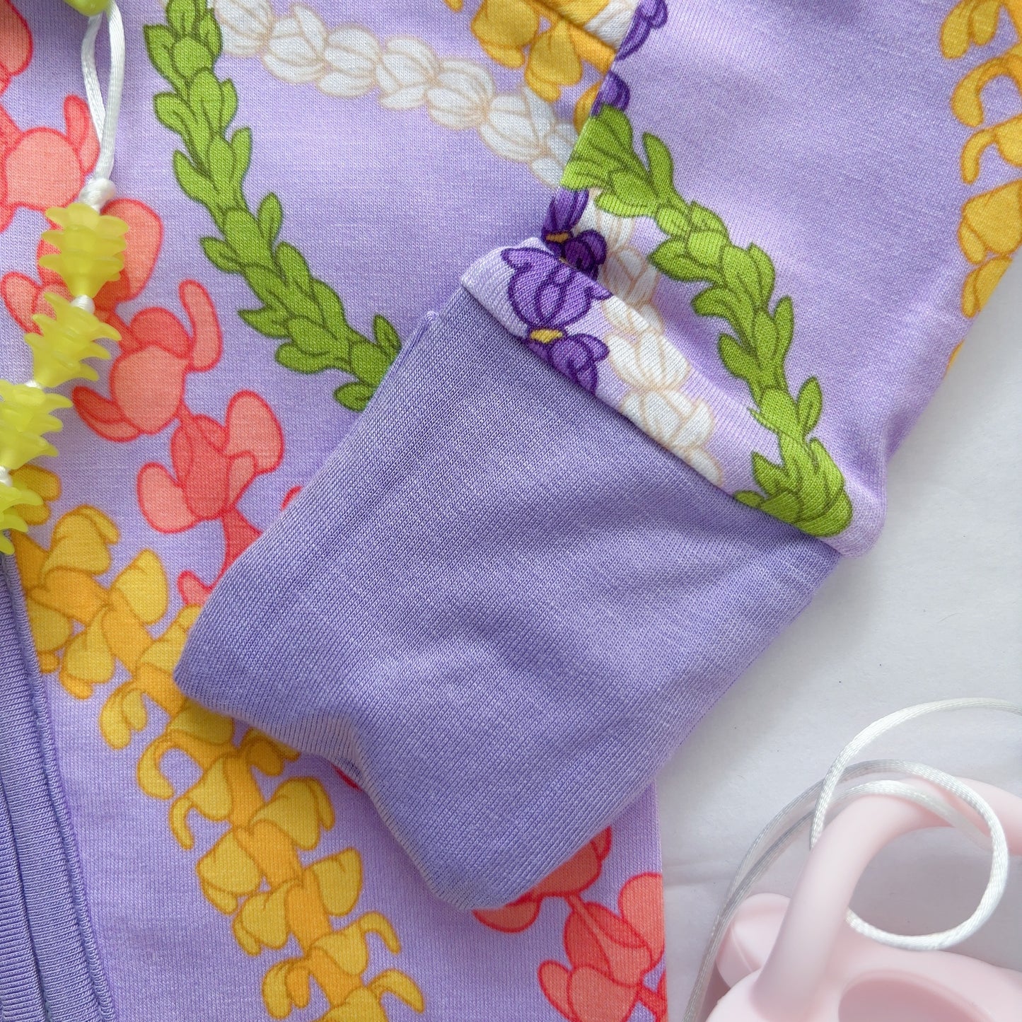 PREORDER Pua Pā’ina Bamboo Baby Coveralls