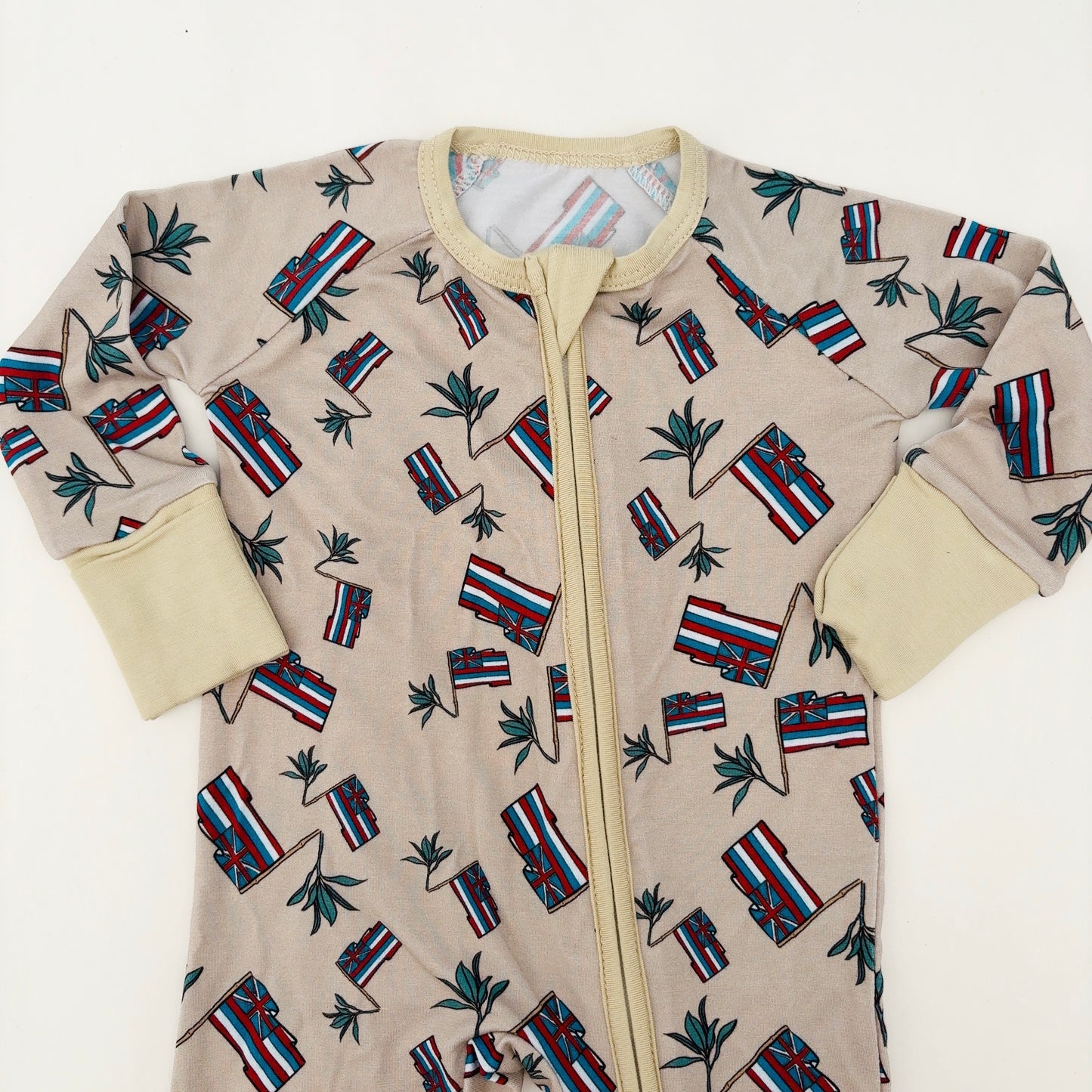 Hae Hawai’i x Lā’ī Bamboo Baby Coveralls
